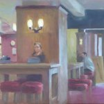 Wetherspoons, oil on canvas