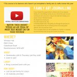 Art Journalling for families - Whitsun Holiday Activity