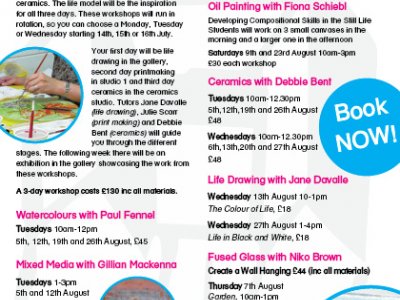 Art Workshops - Summer School