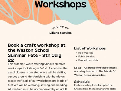 Childrens craft workshops