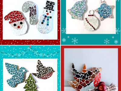 Christmas Crafts - Festive Mosaic Making - St Alban Sat 16th Dec