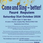 Come and Sing - Better. Faure Requiem and vocal technique