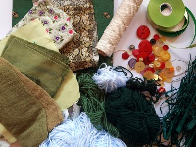 Eco Weaving - a workshop weaving with waste fibres and fabrics
