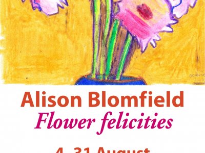 'Flower felicities' pastel drawings by Alison Blomfield