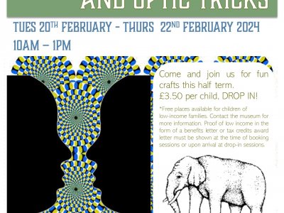 Half Term at Hertford Museum: Impossible Illusions and Optic Tri