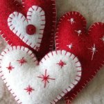 Hand Stitched Felt Christmas Decorations