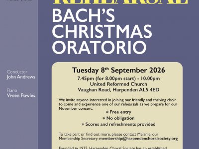 Harpenden Choral Society Open Rehearsal