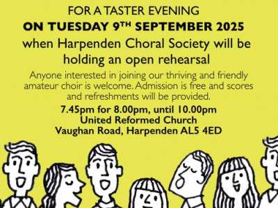 Harpenden Choral Society Taster Evening