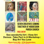 Hoddesdon Collective exhibiting in Hoddesdon Parish church as pa