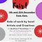 Junction 7 Creatives Christmas Fair / <span itemprop="startDate" content="2021-12-11T00:00:00Z">Sat 11</span> to <span  itemprop="endDate" content="2021-12-12T00:00:00Z">Sun 12 Dec 2021</span> <span>(2 days)</span>