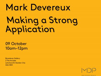 Making a Strong Application with Mark Devereux