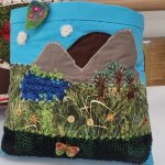 Mixed Media Expressive Art on Textile