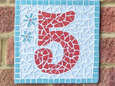 Mosaic Door Number Design Workshop