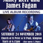 Nancy Kerry and James Fagan LIVE album recording 24 November 201