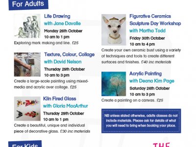 October Art Workshops