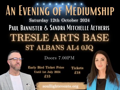 Soul Light Events | An Evening of Mediumship