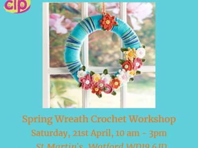 Spring Wreath Crochet Workshop for Adults