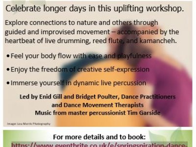 SpringSpiration - creative dance and live music workshop