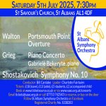 St Albans Symphony Orchestra 2025 summer concert