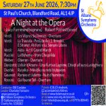 St Albans Symphony Orchestra  (SASO) 27JUN26 concert