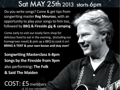 'Under the Stars' Songwriting Masterclass with Reg Meuross