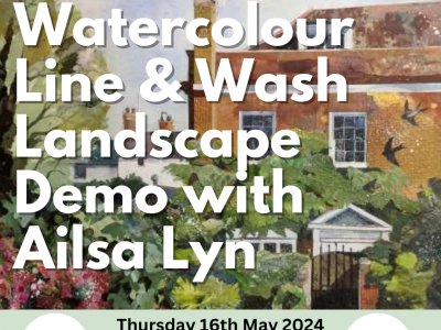 Watercolour / Line & Wash Landscape Demo with Ailsa Lyn