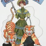 Lady Meux and the two tigers