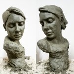 My first portrait sculpture