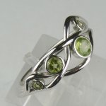 Peridote engagement ring