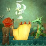 Sea scene from Galdo's Gift - The Boovie (iBook)