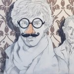 The wallpaper at 22b Baker Street