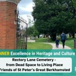 A Week of Awards for Berkhamsted’s Rectory Lane Cemetery