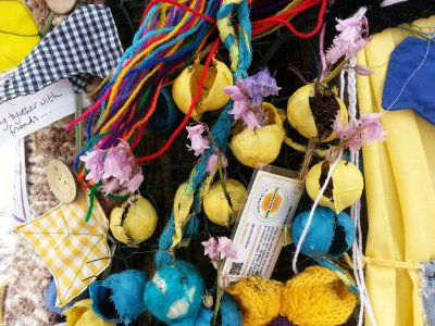 Craftbombing in St Albans: Voluntary Arts Week 2014