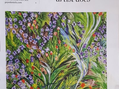 Magazine article of me for Herts Visual Arts Open Studio