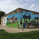 Mural at Moatfield ground Bushey