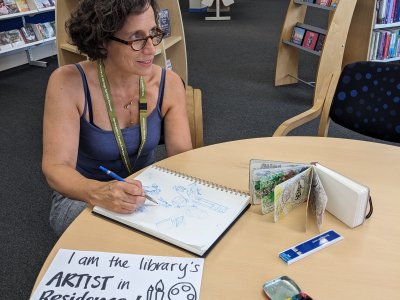 Stevenage Library Artist in Residence