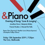 &Piano 2019 Event 2 - Evening of Song: Love & Longing