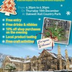 Batts & Baubles Open Evening & Shopping, Oakwell Hall, Birstall