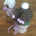 Bunny Bums Garden Felting Workshop