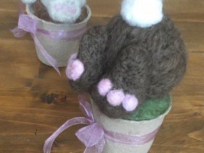 Bunny Bums Garden Felting Workshop