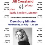 Dewsbury Minster - Jill Crossland Piano Recital 1.15 p.m. Wednes