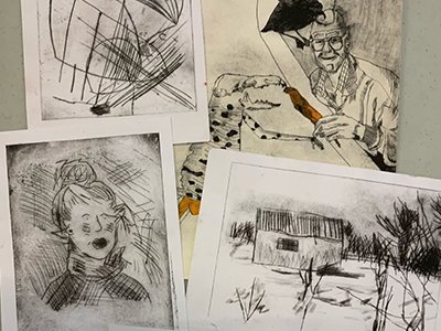 Drypoint Printing Taster - February