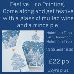 Festive Lino Printing