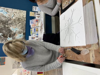 Fused Glass Giant Snowflake - XMAS TUESDAY TASTERS WORKSHOP