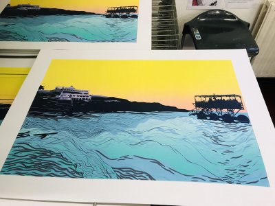 Linocut and Colour Blends