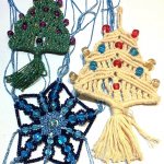 Macrame Christmas Decorations at the Making Space