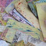 Marbling & Book Binding at Globe Arts