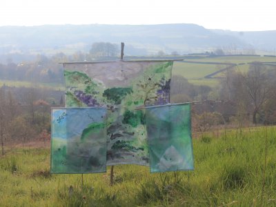 Moorland Landscapes Banner Workshop at Holmfirth Arts Festival