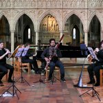 Riverside Winds quintet at Holmfirth Arts Festival event