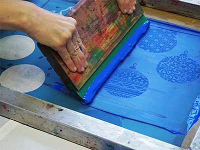 Screen Printing Tote Bags: Christmas CREATE! Workshop – December